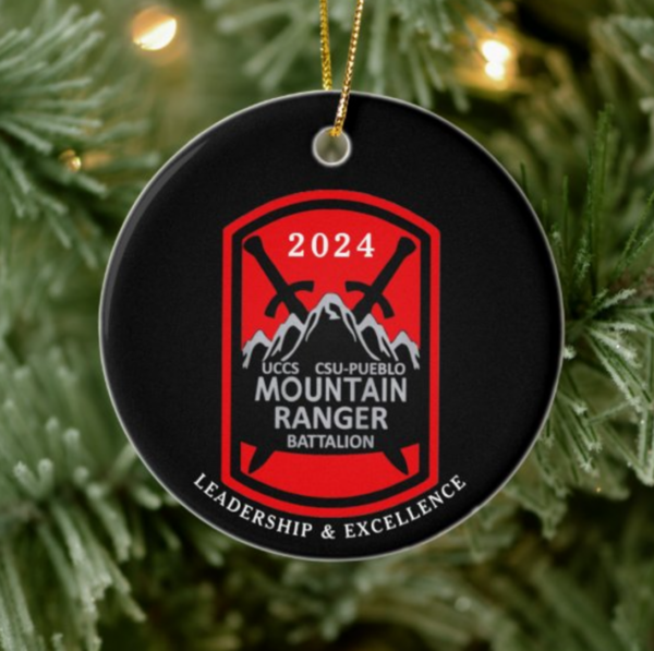 UCCS ROTC Christmas Ornament 2024